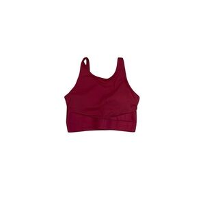 NWT JoyLab Longline Red Crisscross Sports Bra Size XS